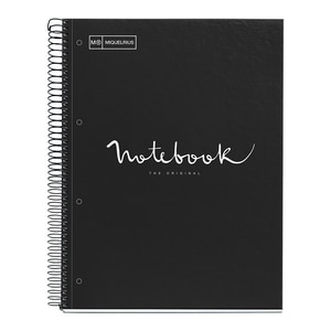Caiet pentru scoala MIQUELRIUS, matematica, A4, 80 file, legatura spirala, negru Caiet pentru scoala MIQUELRIUS, matematica, A4, 80 file, legatura spirala, negru