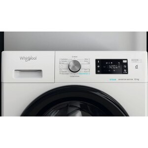Masina de spalat rufe frontala WHIRLPOOL FFB 10469 BV EE, Steam, 6th Sense, 10 kg, 1400 rpm, Clasa A, alb Masina de spalat rufe frontala WHIRLPOOL FFB 10469 BV EE, Steam, 6th Sense, 10 kg, 1400 rpm, Clasa A, alb