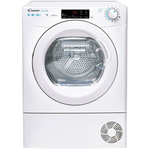 Uscator de rufe CANDY CSOE H10A2TE-S, Pompa de caldura, 10 kg, 14 programe, Clasa E, Wi-Fi, alb Uscator de rufe CANDY CSOE H10A2TE-S, Pompa de caldura, 10 kg, 14 programe, Clasa E, Wi-Fi, alb