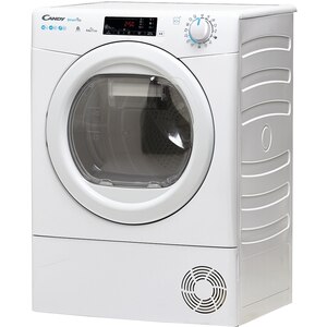 Uscator de rufe CANDY CSOE H10A2TE-S, Pompa de caldura, 10 kg, 14 programe, Clasa E, Wi-Fi, alb Uscator de rufe CANDY CSOE H10A2TE-S, Pompa de caldura, 10 kg, 14 programe, Clasa E, Wi-Fi, alb