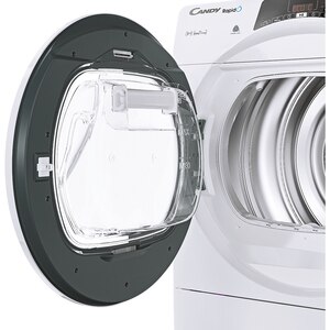 Uscator de rufe CANDY ROE H8A2TE-S, Pompa de caldura, 8 kg, 14 programe, Clasa E, Wi-Fi, alb Uscator de rufe CANDY ROE H8A2TE-S, Pompa de caldura, 8 kg, 14 programe, Clasa E, Wi-Fi, alb