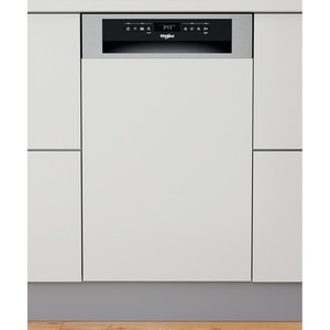 Masina de spalat vase semi-incorporabila WHIRLPOOL WSBO3O34PFX, 6th sense, 10 seturi, 8 programe, 45 cm, Clasa D, inox Masina de spalat vase semi-incorporabila WHIRLPOOL WSBO3O34PFX, 6th sense, 10 seturi, 8 programe, 45 cm, Clasa D, inox