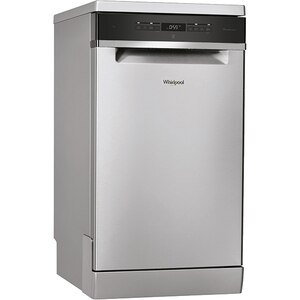 Masina de spalat vase independenta WHIRLPOOL WSFO3T1256PCX, 6th sense, 10 seturi, 8 programe, 45 cm, Clasa E, inox Masina de spalat vase independenta WHIRLPOOL WSFO3T1256PCX, 6th sense, 10 seturi, 8 programe, 45 cm, Clasa E, inox