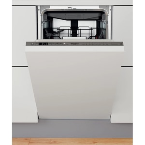 Masina de spalat vase incorporabila WHIRLPOOL WSIO 3O34 PFE X, 10 seturi, 8 programe, 45 cm, Clasa D, panou comanda gri Masina de spalat vase incorporabila WHIRLPOOL WSIO 3O34 PFE X, 10 seturi, 8 programe, 45 cm, Clasa D, panou comanda gri