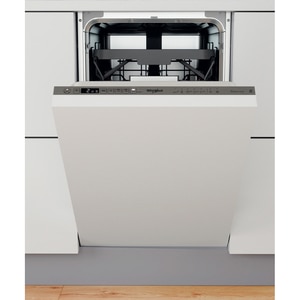 Masina de spalat vase incorporabila WHIRLPOOL WSIO 3T223 PCE X, 6th sense, 10 seturi, 7 programe, 45 cm, Clasa E, panou comanda inox Masina de spalat vase incorporabila WHIRLPOOL WSIO 3T223 PCE X, 6th sense, 10 seturi, 7 programe, 45 cm, Clasa E, panou comanda inox