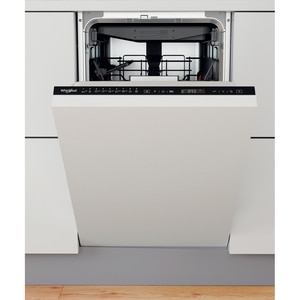 Masina de spalat vase incorporabila WHIRLPOOL WSIP 4O33 PFE, 6th Sense, 10 seturi, 9 programe, 45 cm, Clasa D, panou comanda negru Masina de spalat vase incorporabila WHIRLPOOL WSIP 4O33 PFE, 6th Sense, 10 seturi, 9 programe, 45 cm, Clasa D, panou comanda negru