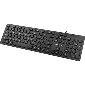 Tastatura cu fir MYRIA MY8531, USB, negru Tastatura cu fir MYRIA MY8531, USB, negru