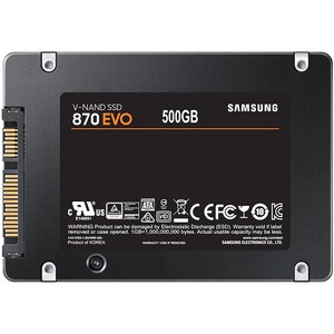 Solid-State Drive (SSD) SAMSUNG 870 EVO, 500GB, SATA3, 2.5", MZ-77E500B/EU Solid-State Drive (SSD) SAMSUNG 870 EVO, 500GB, SATA3, 2.5", MZ-77E500B/EU
