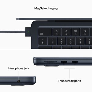 Laptop APPLE MacBook Air 13 mly33ze/a, Apple M2, 13.6" Retina Display, 8GB, SSD 256GB, 8-core GPU, macOS Monterey, Midnight, Tastatura layout INT Laptop APPLE MacBook Air 13 mly33ze/a, Apple M2, 13.6" Retina Display, 8GB, SSD 256GB, 8-core GPU, macOS Monterey, Midnight, Tastatura layout INT