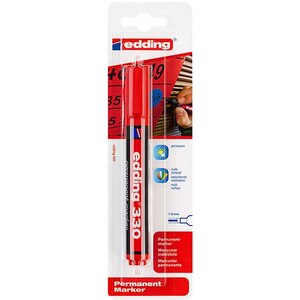 Marker permanent EDDING 330, 1-5 mm, rosu Marker permanent EDDING 330, 1-5 mm, rosu