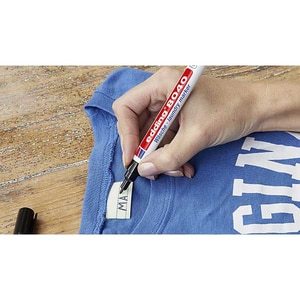 Marker permanent pentru textile EDDING 8040, 1 mm, negru Marker permanent pentru textile EDDING 8040, 1 mm, negru