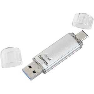 Memorie USB HAMA C-Laeta 181073, USB 3.0-Type C, 128GB, 40MBs, argintiu Memorie USB HAMA C-Laeta 181073, USB 3.0-Type C, 128GB, 40MBs, argintiu