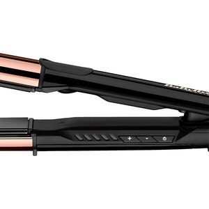 Placa de indreptat parul BABYLISS Straight&Curl brilliance ST482E, 235 grade, negru Placa de indreptat parul BABYLISS Straight&Curl brilliance ST482E, 235 grade, negru