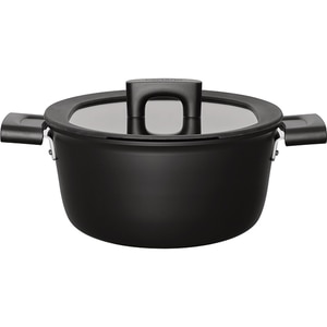 Cratita FISKARS Hard Face 1052227, 3.5l, 22cm, aluminiu, negru Cratita FISKARS Hard Face 1052227, 3.5l, 22cm, aluminiu, negru