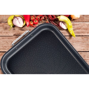 Tava de copt TEFAL Succes J1605902, 37x27cm, aluminiu, negru Tava de copt TEFAL Succes J1605902, 37x27cm, aluminiu, negru