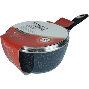 Cratita cu capac MYRIA MY4426, 2.8l, 20cm, aluminiu, negru Cratita cu capac MYRIA MY4426, 2.8l, 20cm, aluminiu, negru