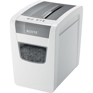 Distrugator documente manual LEITZ IQ Home Office Slim, 10 coli, 23l, Cross-Cut, alb Distrugator documente manual LEITZ IQ Home Office Slim, 10 coli, 23l, Cross-Cut, alb