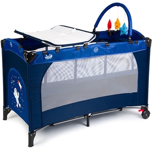 Patut JUJU Sleepy Baby - Space Adventure JU7960, 0 luni+, albastru-bleumarin Patut JUJU Sleepy Baby - Space Adventure JU7960, 0 luni+, albastru-bleumarin