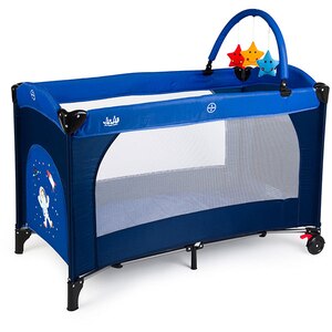 Patut JUJU Sleepy Baby - Space Adventure JU7960, 0 luni+, albastru-bleumarin Patut JUJU Sleepy Baby - Space Adventure JU7960, 0 luni+, albastru-bleumarin