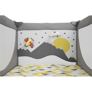 Patut pliabil JOIE Cheer Little Explorer P125AALEX, 0 luni+, gri Patut pliabil JOIE Cheer Little Explorer P125AALEX, 0 luni+, gri