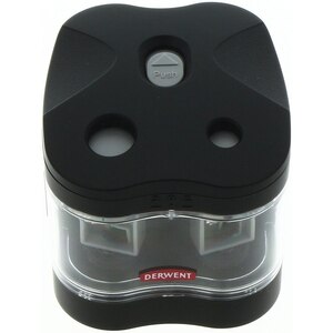 Ascutitoare electrica DERWENT Professional, dubla, plastic, negru Ascutitoare electrica DERWENT Professional, dubla, plastic, negru