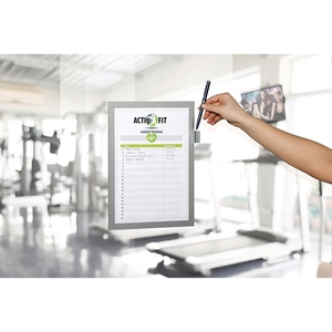 Display magnetic DURABLE Note, A4, 1 bucata, argintiu Display magnetic DURABLE Note, A4, 1 bucata, argintiu