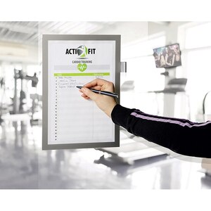 Display magnetic DURABLE Note, A4, 1 bucata, argintiu Display magnetic DURABLE Note, A4, 1 bucata, argintiu