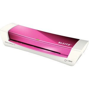 Laminator LEITZ iLAM Home Office, A4, kit folii laminare inclus, roz Laminator LEITZ iLAM Home Office, A4, kit folii laminare inclus, roz