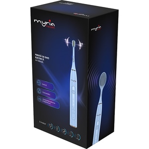 Periuta de dinti electrica MYRIA MY4846BL, 40000 miscari/minut, 5 programe, 3 capete, albastru Periuta de dinti electrica MYRIA MY4846BL, 40000 miscari/minut, 5 programe, 3 capete, albastru