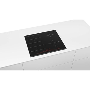 Plita incorporabila BOSCH PXE675DC1E, Inductie, 4 arzatoare, Touch Control, negru Plita incorporabila BOSCH PXE675DC1E, Inductie, 4 arzatoare, Touch Control, negru