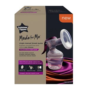 Pompa de san manuala TOMMEE TIPPEE TT0256, 150ml, mov-transparent Pompa de san manuala TOMMEE TIPPEE TT0256, 150ml, mov-transparent