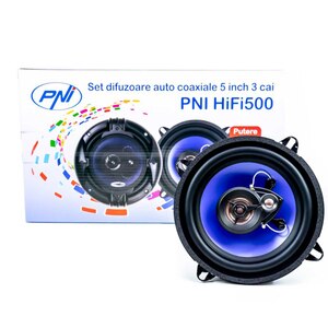Boxe auto PNI HiFI500, 100W RMS, 3 cai, 12.7 cm Boxe auto PNI HiFI500, 100W RMS, 3 cai, 12.7 cm