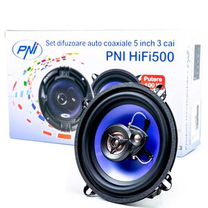 Boxe auto PNI HiFI500, 100W RMS, 3 cai, 12.7 cm Boxe auto PNI HiFI500, 100W RMS, 3 cai, 12.7 cm