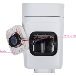 Camera IP Wireless PNI IP55, Ultra HD 1920p, IR, Night Vision, alb Camera IP Wireless PNI IP55, Ultra HD 1920p, IR, Night Vision, alb