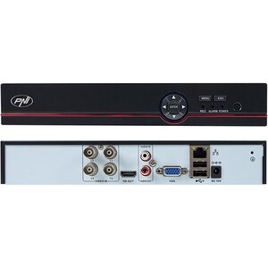 Kit supraveghere video PNI House PTZ1500, 4 camere UHD 1920p, DVR, 4 canale, alb-negru Kit supraveghere video PNI House PTZ1500, 4 camere UHD 1920p, DVR, 4 canale, alb-negru