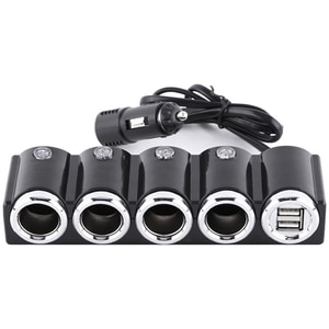 Splitter bricheta auto PNI Lighter 04, 4 porturi, 2 x USB, negru Splitter bricheta auto PNI Lighter 04, 4 porturi, 2 x USB, negru