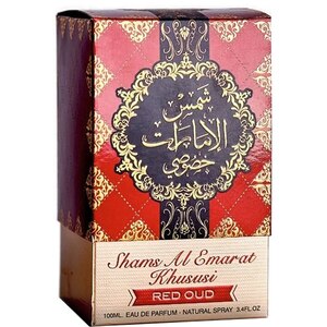 Apa de parfum ARD AL ZAAFARAN Shams al Emarat Khususi Red Oud, Femei, 100ml Apa de parfum ARD AL ZAAFARAN Shams al Emarat Khususi Red Oud, Femei, 100ml
