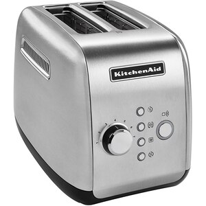 Prajitor de paine KITCHENAID 5KMT221ESX, 2 felii, 1100W, argintiu Prajitor de paine KITCHENAID 5KMT221ESX, 2 felii, 1100W, argintiu