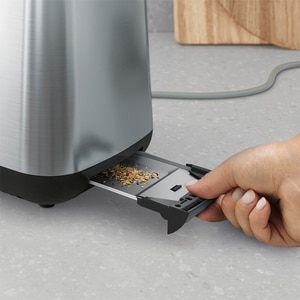 Prajitor de paine ELECTROLUX Create 3 E3T1-3ST, 2 felii, 800W, argintiu-negru Prajitor de paine ELECTROLUX Create 3 E3T1-3ST, 2 felii, 800W, argintiu-negru