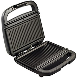 Sandwich maker TEFAL Croc Time SM193D34, 700W, argintiu-negru Sandwich maker TEFAL Croc Time SM193D34, 700W, argintiu-negru
