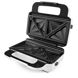 Sandwich maker TEFAL Snack XL SW701110, 850W, 2 placi detasabile, alb-gri inchis Sandwich maker TEFAL Snack XL SW701110, 850W, 2 placi detasabile, alb-gri inchis