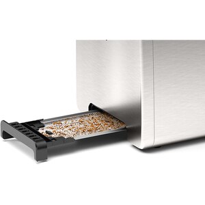Prajitor de paine BOSCH CompactLine TAT3P420, 2 felii, 970W, argintiu-negru Prajitor de paine BOSCH CompactLine TAT3P420, 2 felii, 970W, argintiu-negru