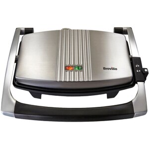 Sandwich maker BREVILLE Panini VST025X-01, 1000W, argintiu-negru Sandwich maker BREVILLE Panini VST025X-01, 1000W, argintiu-negru