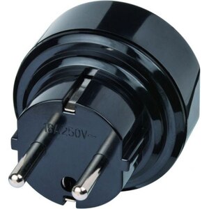 Adaptor priza BRENNENSTUHL 149816, UK - EU Schuko, plastic, negru Adaptor priza BRENNENSTUHL 149816, UK - EU Schuko, plastic, negru