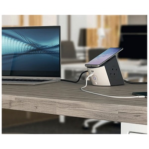 Prelungitor cu protectie LEGRAND L694506, 2 prize, 2 x USB, 2m, alb-gri inchis Prelungitor cu protectie LEGRAND L694506, 2 prize, 2 x USB, 2m, alb-gri inchis
