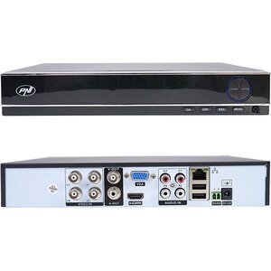 Kit supraveghere PNI House PTZ1300, 4 camere Full HD, NVR, 8 canale, alb-negru Kit supraveghere PNI House PTZ1300, 4 camere Full HD, NVR, 8 canale, alb-negru