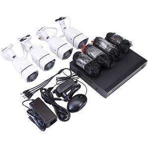 Kit supraveghere PNI House PTZ1300, 4 camere Full HD, NVR, 8 canale, alb-negru Kit supraveghere PNI House PTZ1300, 4 camere Full HD, NVR, 8 canale, alb-negru
