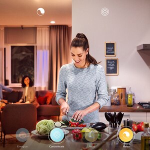 Bec LED Smart PHILIPS Hue 8720169364066, E27, 8W, 1100lm, lumina variabila Bec LED Smart PHILIPS Hue 8720169364066, E27, 8W, 1100lm, lumina variabila