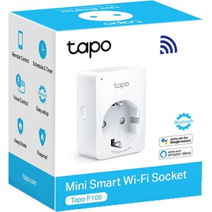 Set 2 prize inteligente TP-LINK Tapo P100, Wi-Fi, 2300W, 10A, alb Set 2 prize inteligente TP-LINK Tapo P100, Wi-Fi, 2300W, 10A, alb