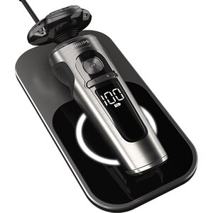Aparat de ras PHILIPS Prestige SP9860/13, incarcare Qi, autonomie 60 min, Afisaj digital, negru-gri Aparat de ras PHILIPS Prestige SP9860/13, incarcare Qi, autonomie 60 min, Afisaj digital, negru-gri